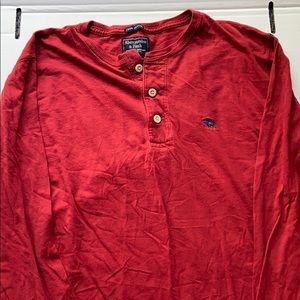 Abercrombie and Fitch red T-shirt longsleeve